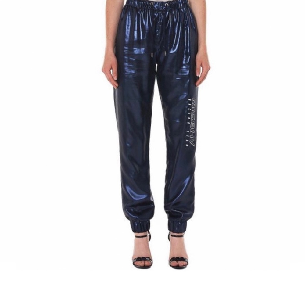 MISBHV Metallic Jogger pant in navy M